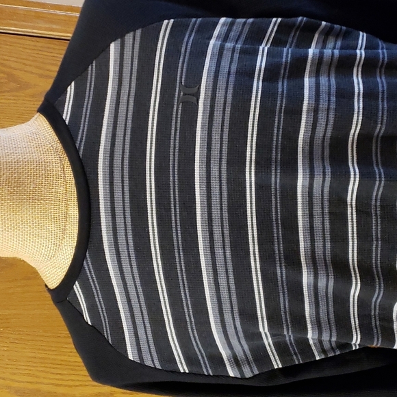 Hurley waffle knit long sleeve striped pullover - Picture 1 of 7